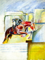 equestrian painting